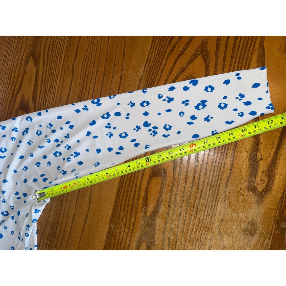 Sage Collective Womens Blue Leopard Print High Waisted Leggings Size Medium - Picture 6 of 9